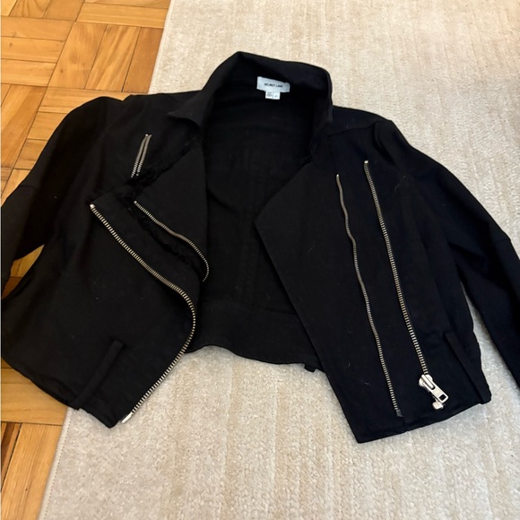 Helmut Lang Black Leather Jacket with Belt - Picture 4 of 4